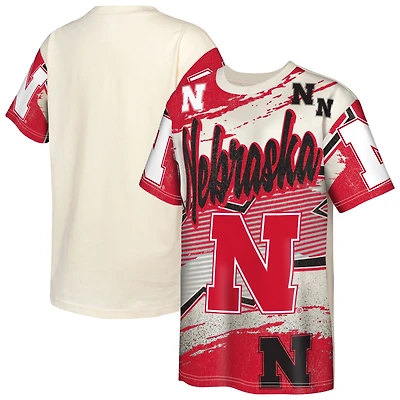 Youth Outerstuff  Cream Nebraska Huskers Make Noise T-Shirt