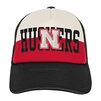Casquette ajustable Youth Outerstuff rouge/crème des Nebraska Huskers Modern Fan Trucker