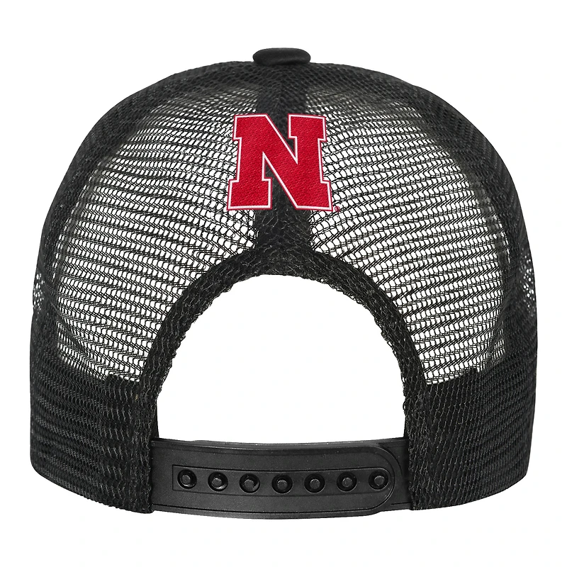 Youth Outerstuff Scarlet/Cream Nebraska Huskers Modern Fan Trucker Adjustable Hat