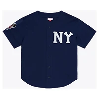 Men's Mitchell & Ness Aaron Judge Navy New York Black Yankees Batting Practice Jersey