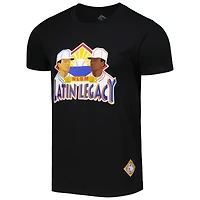 T-shirt pour homme Stitches Black Negro League Baseball Latin Legacy