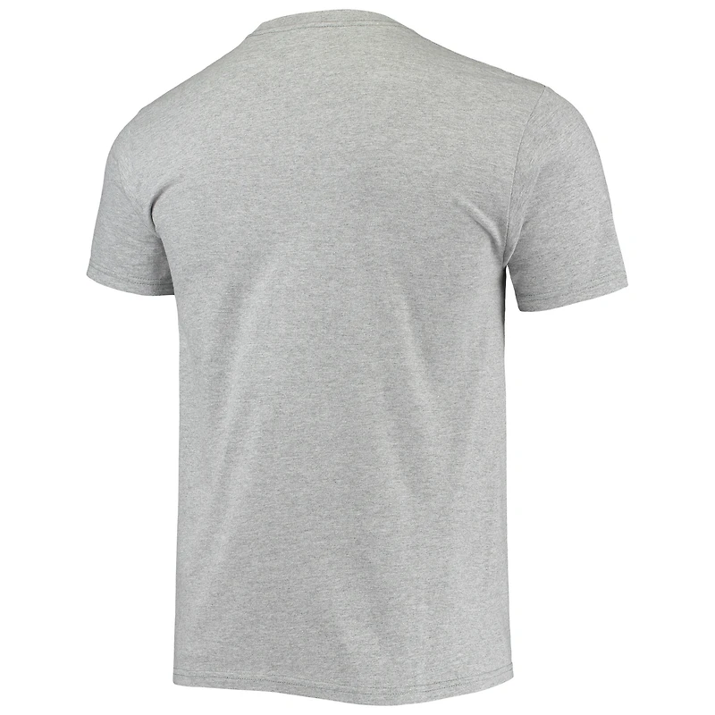 T-shirt Stitches gris chiné Negro League Wordmark pour hommes