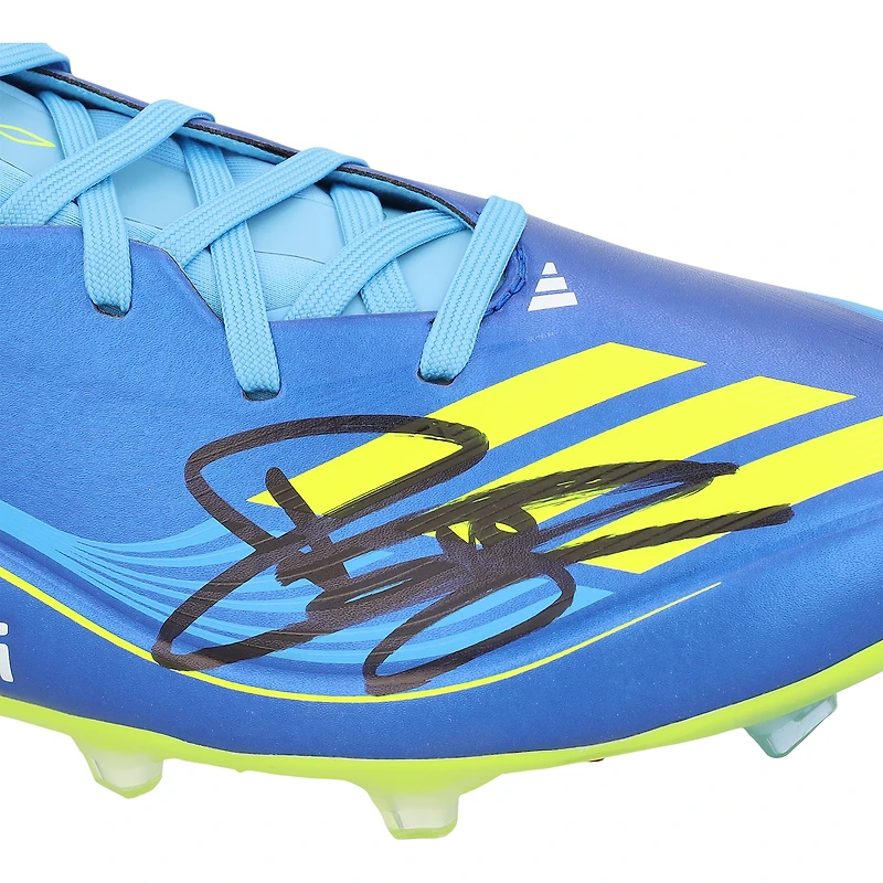 Clarence Seedorf Netherlands National Team Autographed Blue adidas MESSI F50 Soccer Cleat