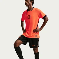 Short réplique Nike orange de l'équipe nationale des Pays-Bas pour homme (édition 2026, extérieur).