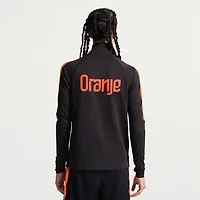Men's Nike Black Netherlands National Team 2026 Strike Dri-FIT Quarter-Zip Drill Top