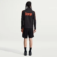 Men's Nike Black Netherlands National Team 2026 Strike Dri-FIT Quarter-Zip Drill Top