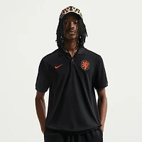 Men's Nike Black Netherlands National Team Dri-FIT Polo