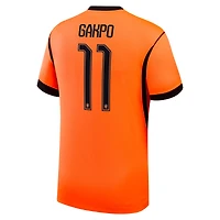 Men's Nike Cody Gakpo Orange Netherlands National Team 2026 Home Stadium Replica Jersey