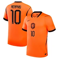 Men's Nike Memphis Depay Orange Netherlands National Team 2026 Home Stadium Replica Jersey