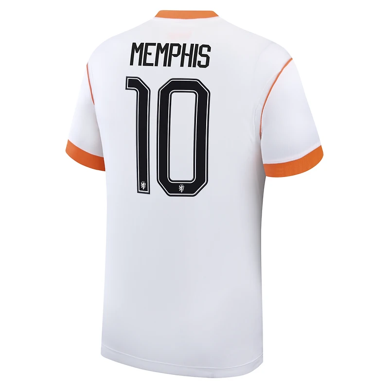 Men's Nike Memphis Depay Orange Netherlands National Team 2026 Home Stadium Replica Jersey