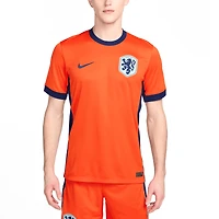 Maillot vierge Nike orange pour homme de l'équipe nationale des Pays-Bas 2024 domicile