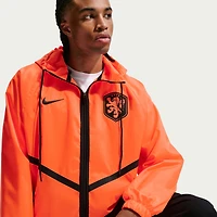 Men's Nike Orange Netherlands National Team 2026 Anthem Dri-FIT Full-Zip Hooded Jacket