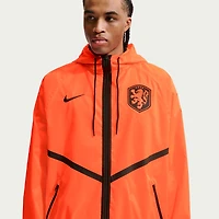 Men's Nike Orange Netherlands National Team 2026 Anthem Dri-FIT Full-Zip Hooded Jacket