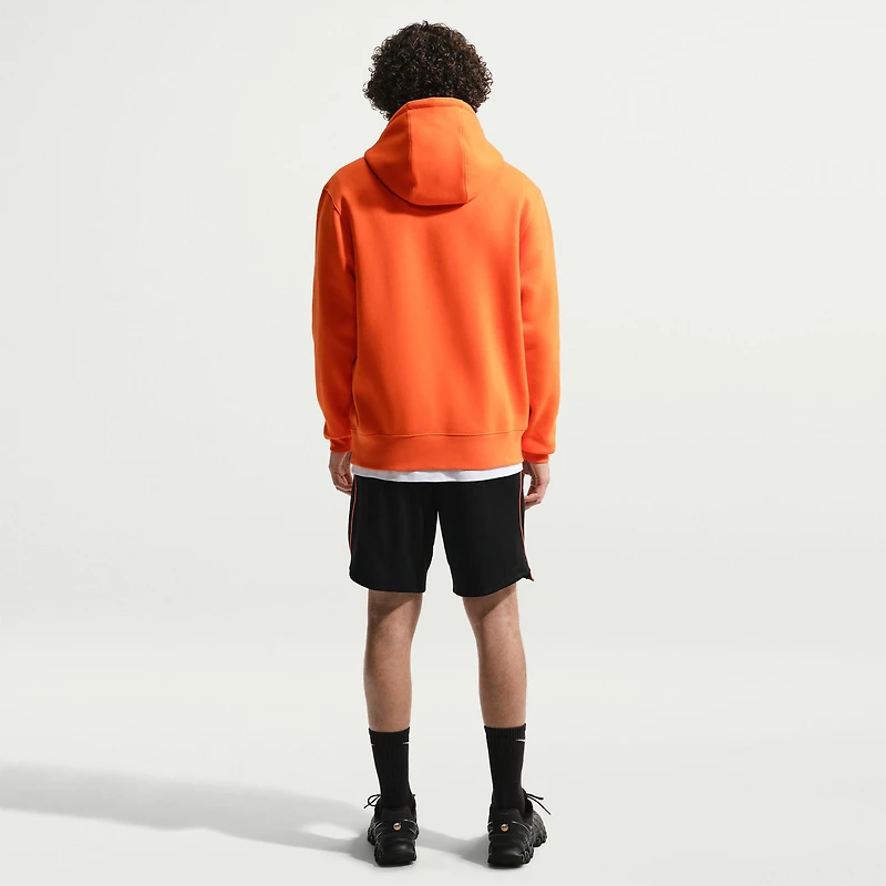 Sweat à capuche Nike orange pour homme, équipe nationale des Pays-Bas