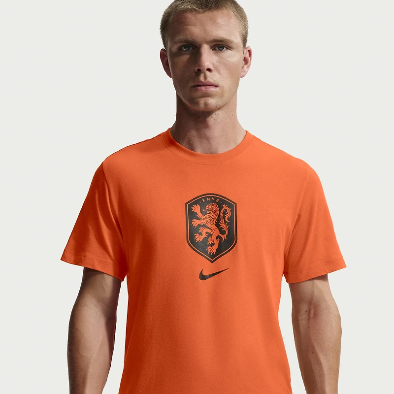 Men's Nike White Netherlands National Team Crest T-Shirt