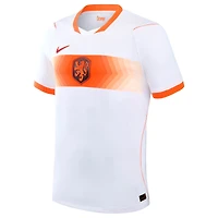 Maillot authentique Nike blanc pour homme de l'équipe nationale des Pays-Bas, saison extérieure 2026