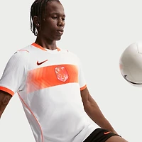 Maillot authentique Nike blanc pour homme de l'équipe nationale des Pays-Bas, saison extérieure 2026