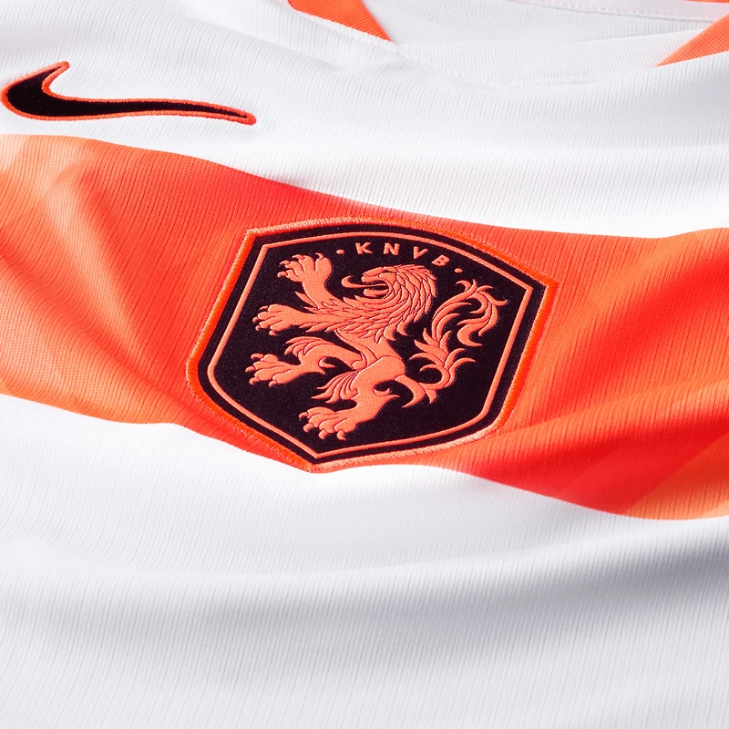 Men's Nike  White Netherlands National Team 2026 Away Stadium Replica Jersey