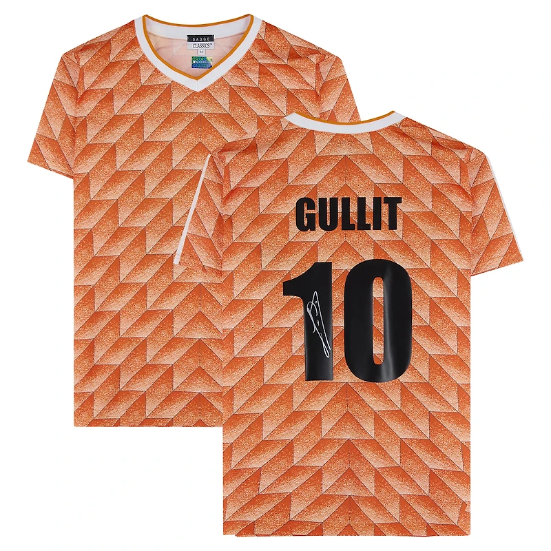 Ruud Gullit Netherlands National Team Autographed 1988 Home Jersey Icons - Icons