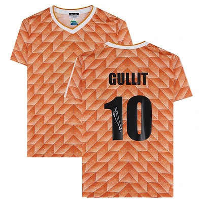 Ruud Gullit Netherlands National Team Autographed 1988 Home Jersey Icons - Icons
