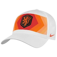 Casquette unisexe Nike blanche Rise de l'équipe nationale des Pays-Bas