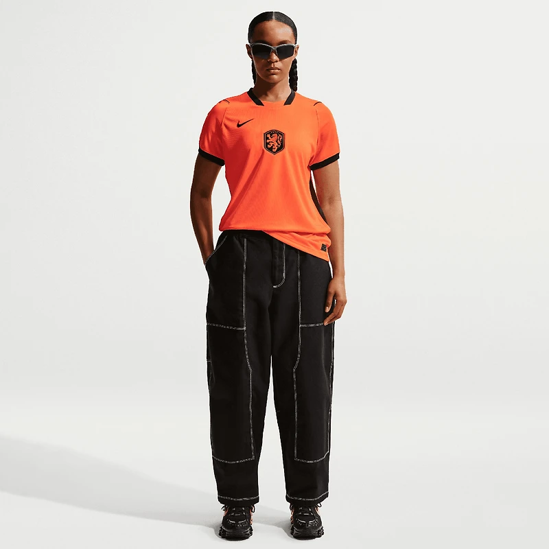 Women's Nike  Orange Netherlands National Team 2026 Home Stadium Replica Jersey