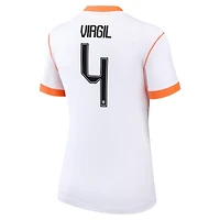 Women's Nike Virgil van Dijk Orange Netherlands National Team 2026 Home Stadium Replica Jersey