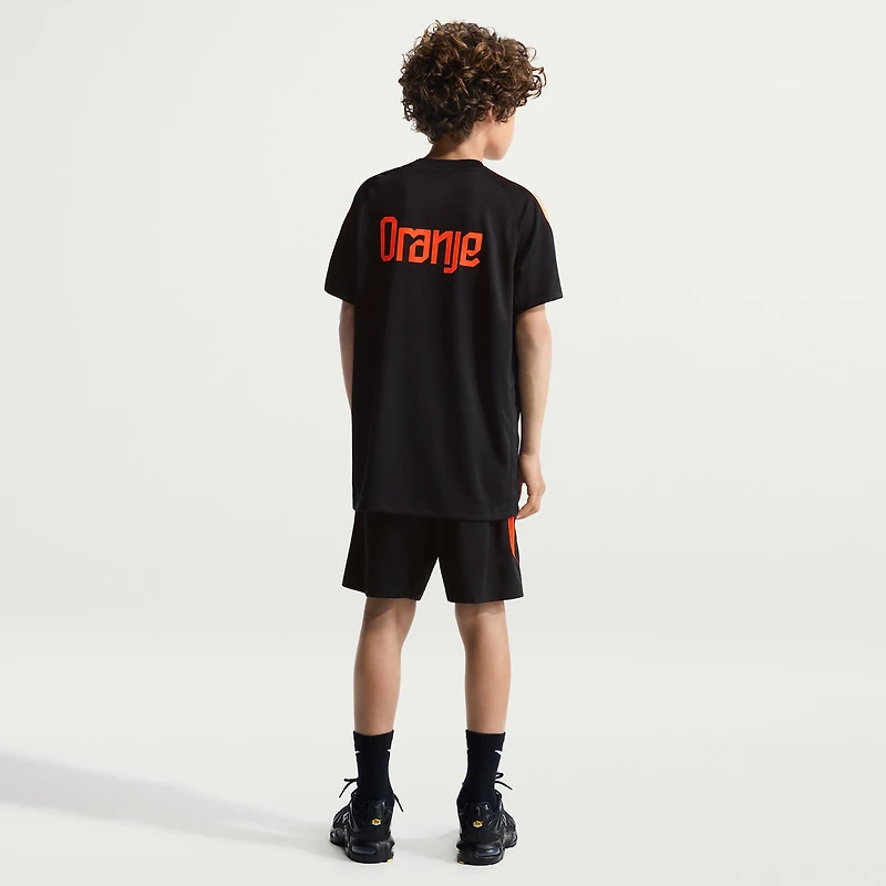 Youth Nike Black Netherlands National Team 2026 Strike Dri-FIT Top