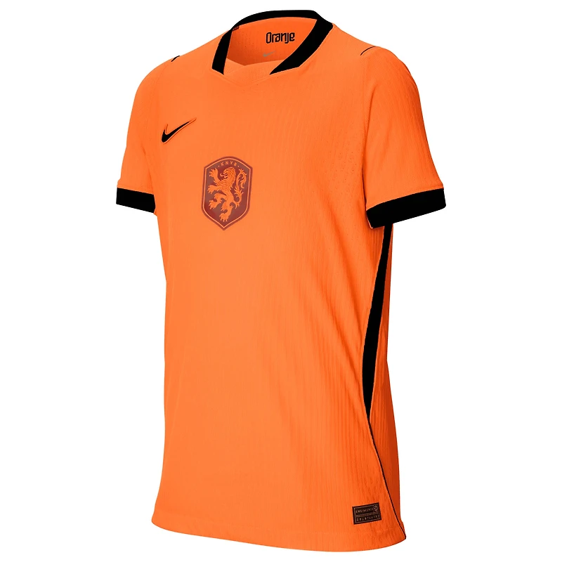 Maillot domicile authentique Nike orange de l'équipe nationale des Pays-Bas pour jeunes (2026)
