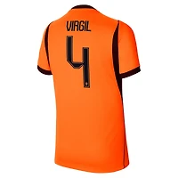 Youth Nike Virgil van Dijk Orange Netherlands National Team 2026 Home Stadium Replica Jersey