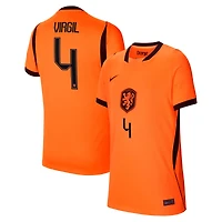 Youth Nike Virgil van Dijk Orange Netherlands National Team 2026 Home Stadium Replica Jersey