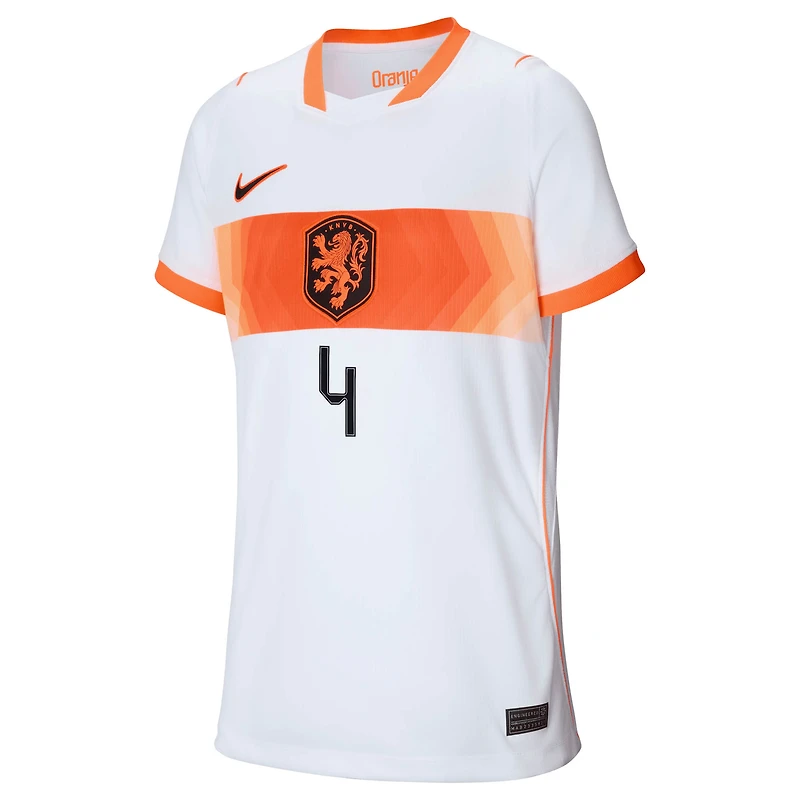 Youth Nike Virgil van Dijk Orange Netherlands National Team 2026 Home Stadium Replica Jersey