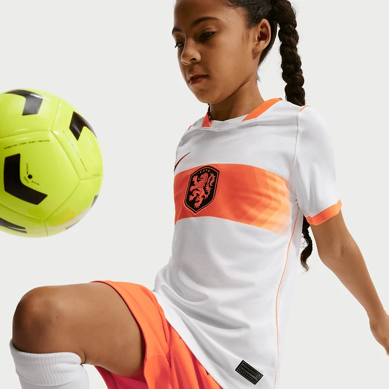 Youth Nike  White Netherlands National Team 2026 Away Stadium Replica Jersey