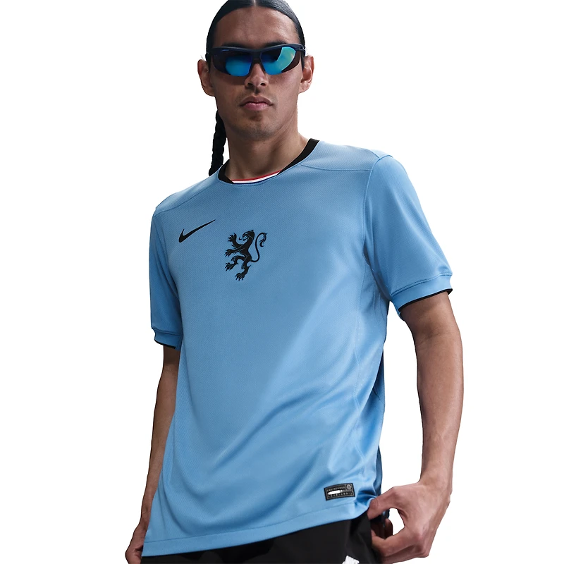 Maillot Nike bleu extérieur de l'équipe nationale féminine des Pays-Bas 2025/26