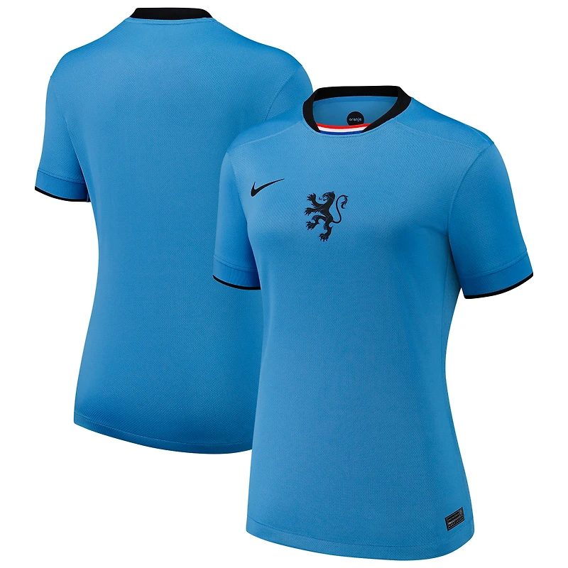 Women's Nike Blue Netherlands National Team 2025/26 Away Replica Jersey