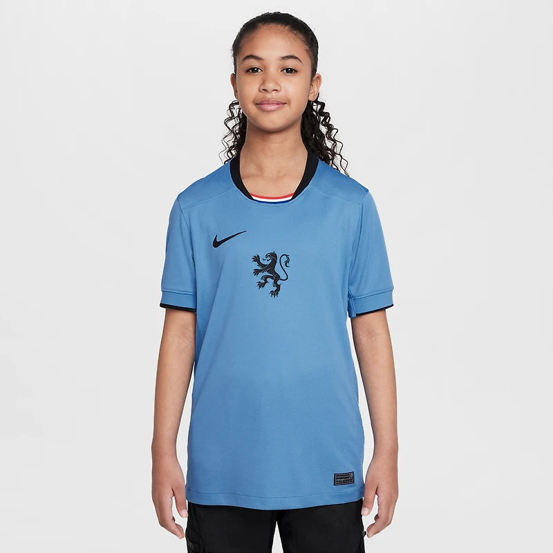 Maillot Nike bleu extérieur de l'équipe nationale féminine des Pays-Bas 2025/26