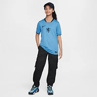 Maillot Nike bleu extérieur de l'équipe nationale féminine des Pays-Bas 2025/26