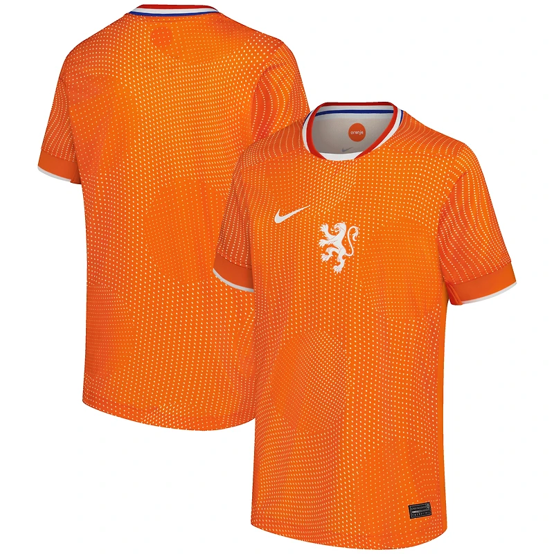 Youth Nike Orange Netherlands Women's National Team 2025/26 Home Replica Jersey