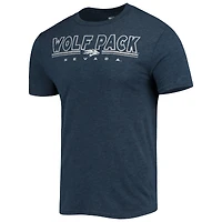 Men's Concepts Sport Heathered Charcoal/Navy Nevada Wolf Pack Meter Top & Pants Sleep Set