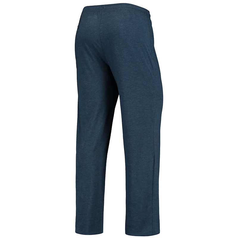 Men's Concepts Sport Navy/Heathered Charcoal Nevada Wolf Pack Meter Long Sleeve Top & Pants Sleep Set