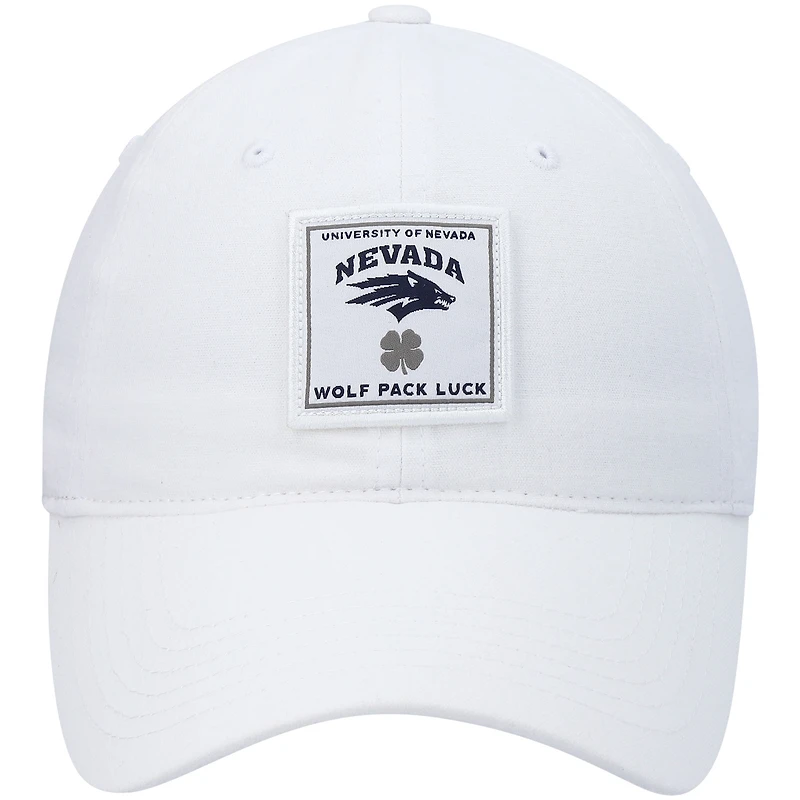 Men's White Nevada Wolf Pack Dream Adjustable Hat
