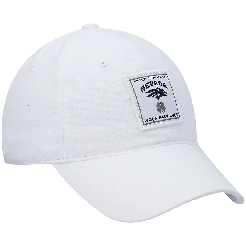 Men's White Nevada Wolf Pack Dream Adjustable Hat