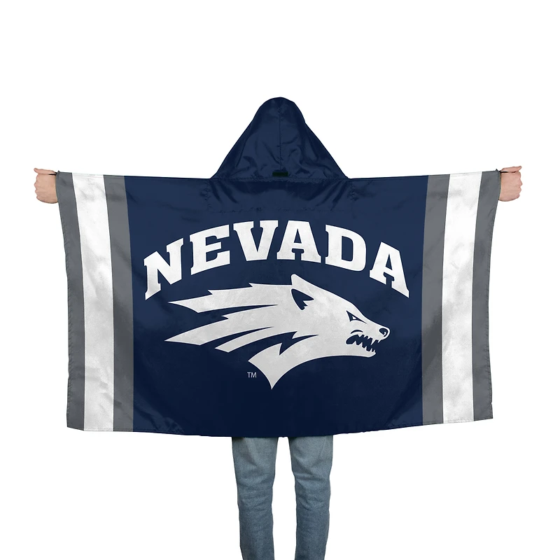 Drapeau à capuche WinCraft Nevada Wolf Pack 3' x 5'