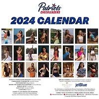 Calendrier 2025 des pom-pom girls des Patriots de la Nouvelle-Angleterre