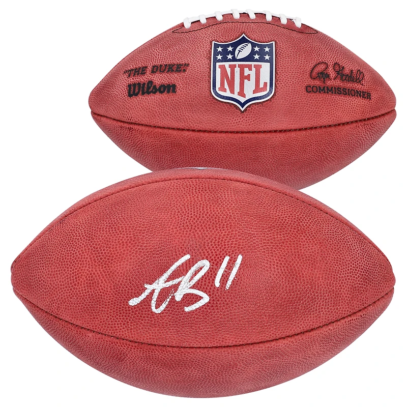 A.J. Brown New England Patriots Autographed Wilson Duke Full Color Football