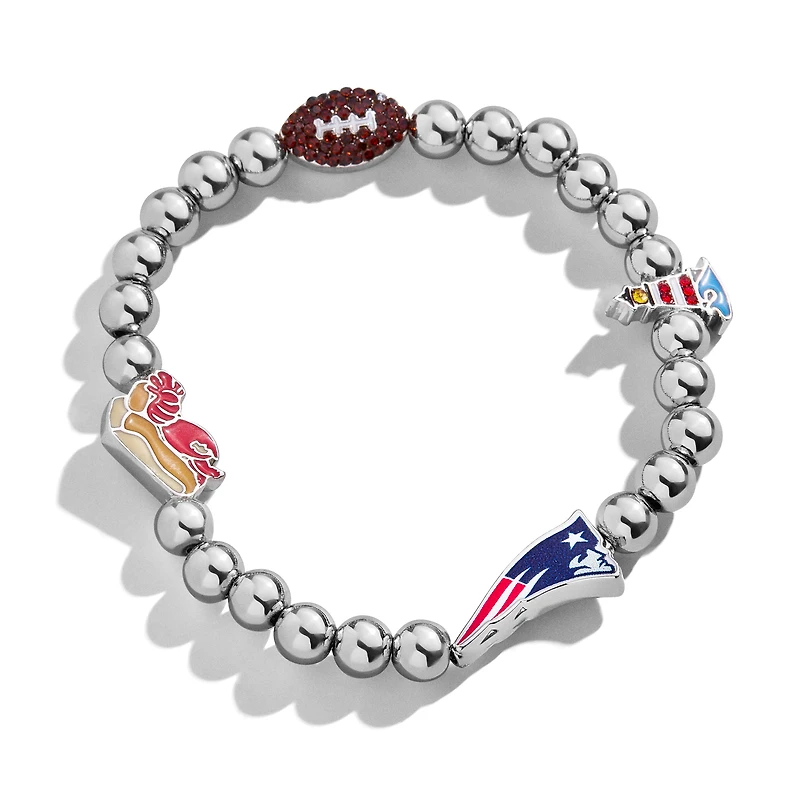 Bracelet BaubleBar Pise des Patriots de la Nouvelle-Angleterre