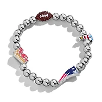 Bracelet BaubleBar Pise des Patriots de la Nouvelle-Angleterre
