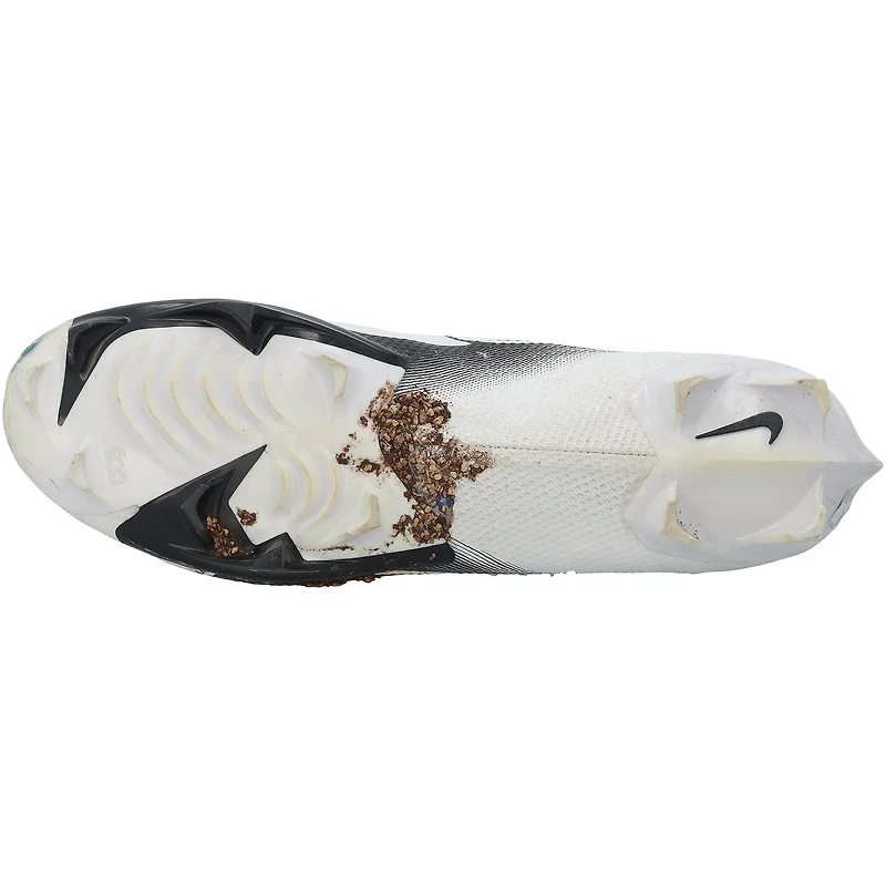Drake Maye New England Patriots Autographed Game-Used White Nike Cleats vs. Tennessee Titans on November 3, 2024 with "Game Used 11/3/24" Inscription