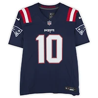 Drake Maye New England Patriots Autographed Navy Limited Jersey