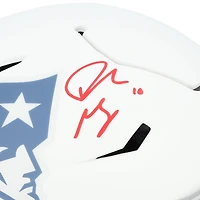 Drake Maye New England Patriots Autographed Riddell Rivalry Speed Flex Authentic Helmet